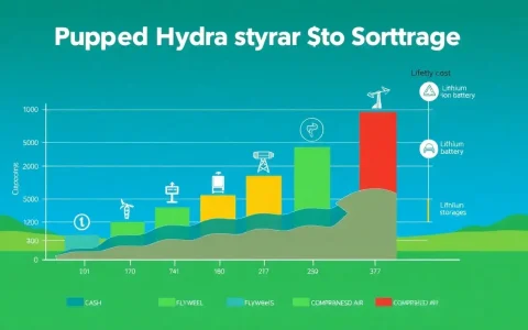 How does the cost of pumped hydro storage compare to other energy storage methods over their lifetimes