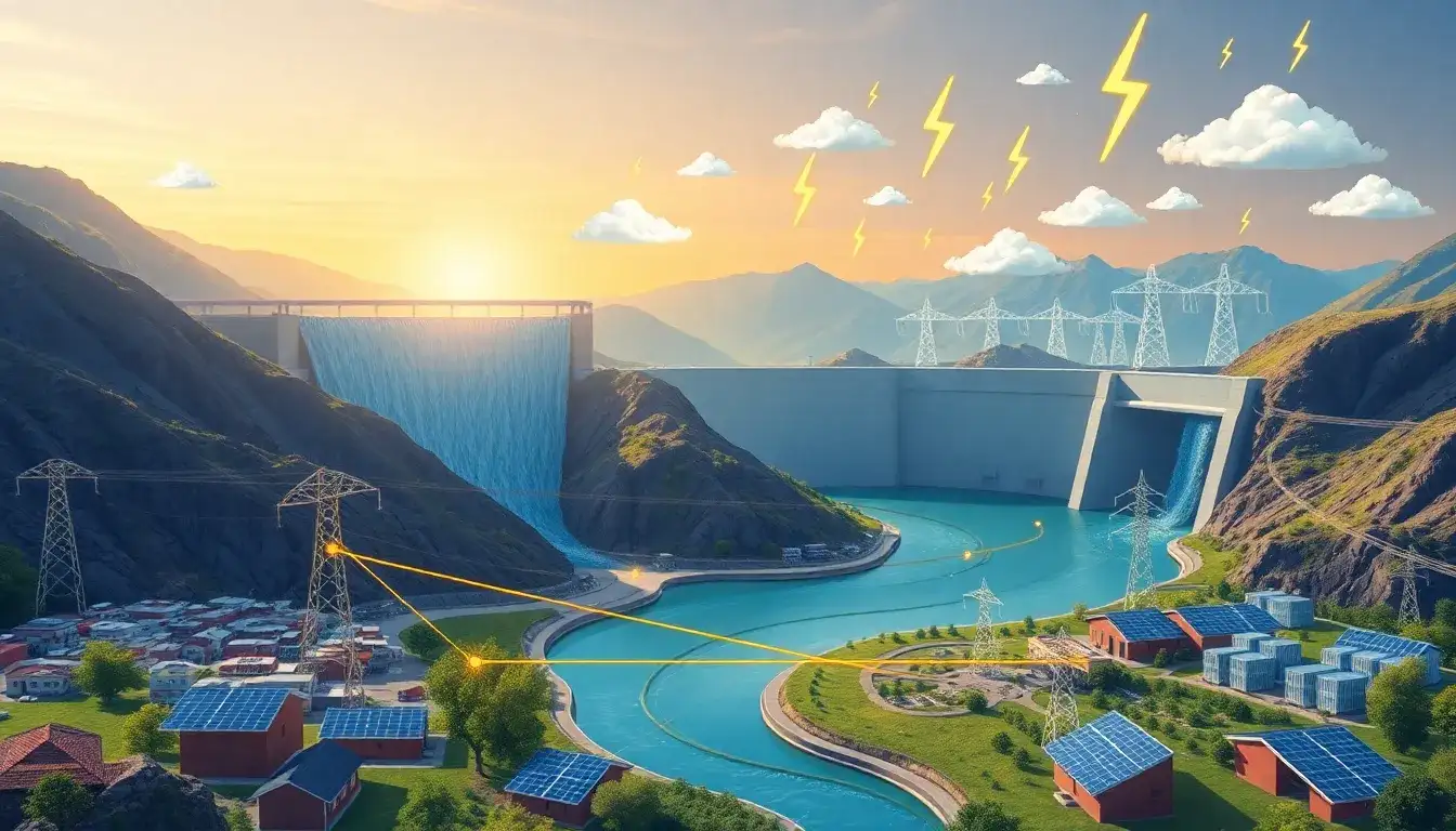 How can pumped hydro storage help in achieving grid stability