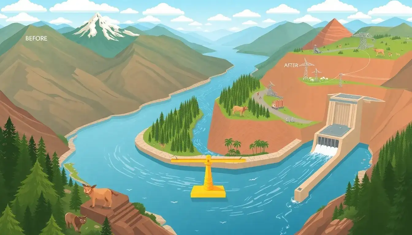 What are the environmental impacts of building pumped hydro storage facilities