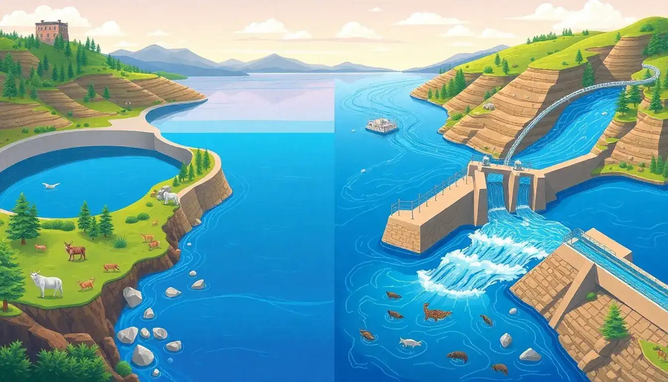 How do the environmental impacts of closed-loop PSH compare to those of open-loop PSH