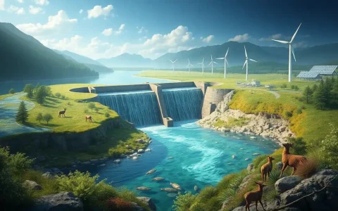 What are the main ecological changes caused by the construction of pumped hydro storage facilities