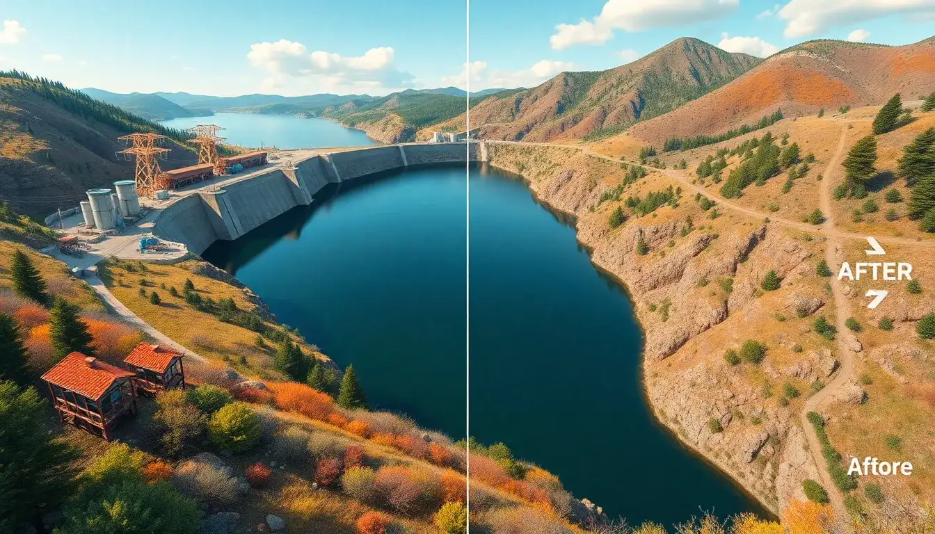 How does the construction of pumped hydro storage facilities impact local wildlife habitats