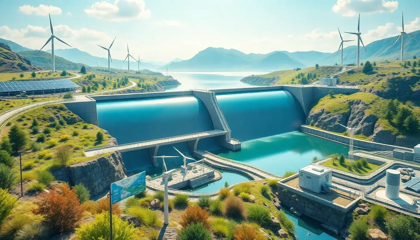 What measures can be taken to minimize the ecological footprint of pumped hydro storage facilities