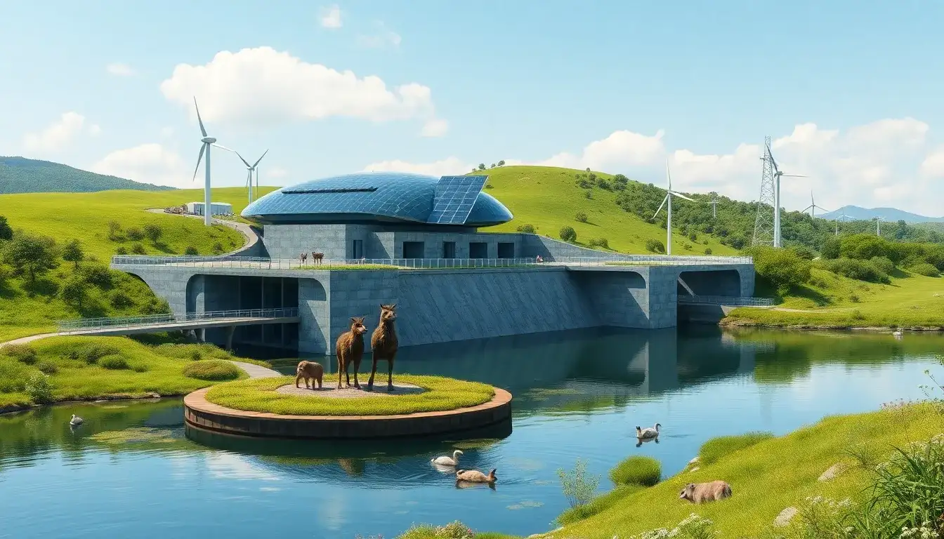 How can the environmental impacts of pumped hydro storage facilities be mitigated