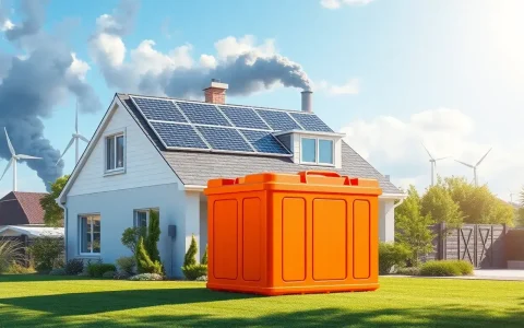 How do residential energy storage systems contribute to reducing greenhouse gas emissions