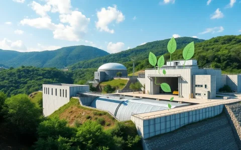 How does the construction material used in pumped hydro storage facilities affect their environmental footprint