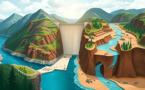 What are the main environmental challenges associated with constructing pumped hydro storage facilities