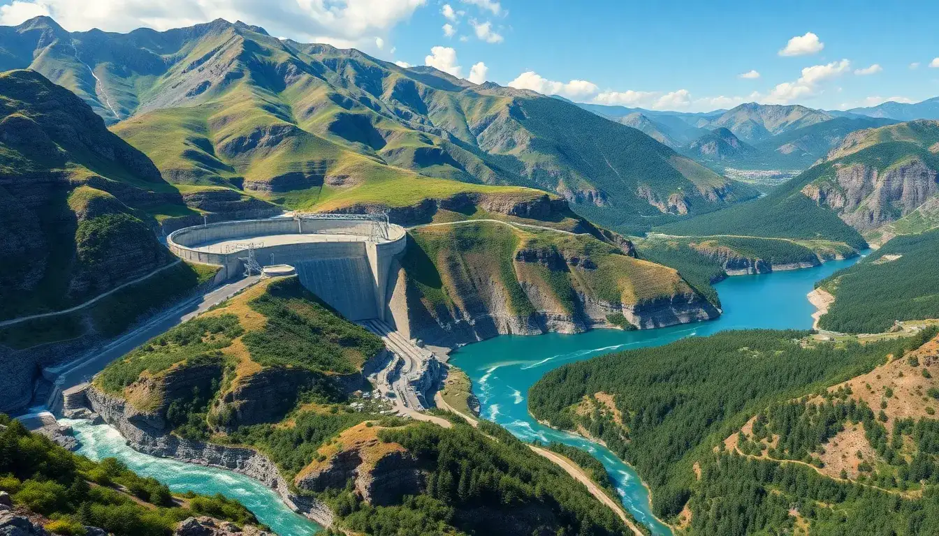 How does the geography and terrain of a site affect the cost of pumped hydro storage