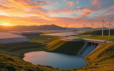 Can pumped hydro storage be integrated with renewable energy sources like wind and solar