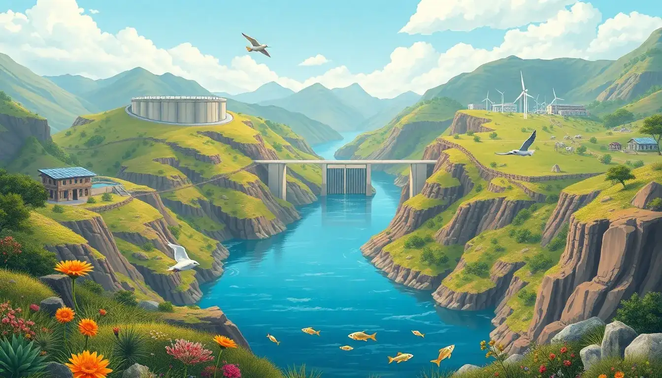 What are the environmental impacts of pumped hydro storage facilities