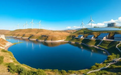 What are some real-world examples of pumped hydro storage facilities integrated with renewable energy