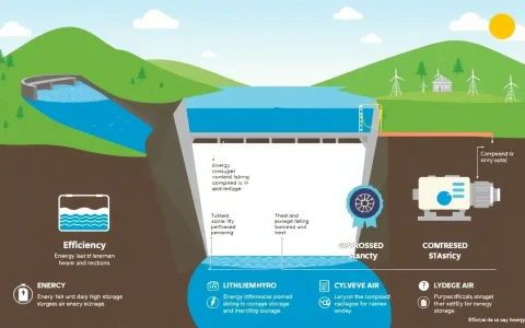 How does pumped hydro storage compare to other energy storage technologies in terms of efficiency