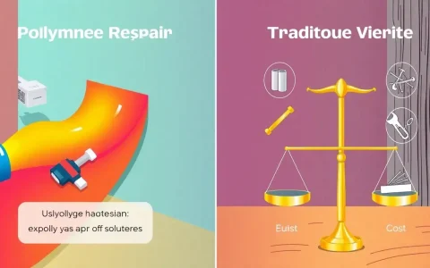 How do polymeric repair solutions compare to traditional methods in terms of effectiveness and cost