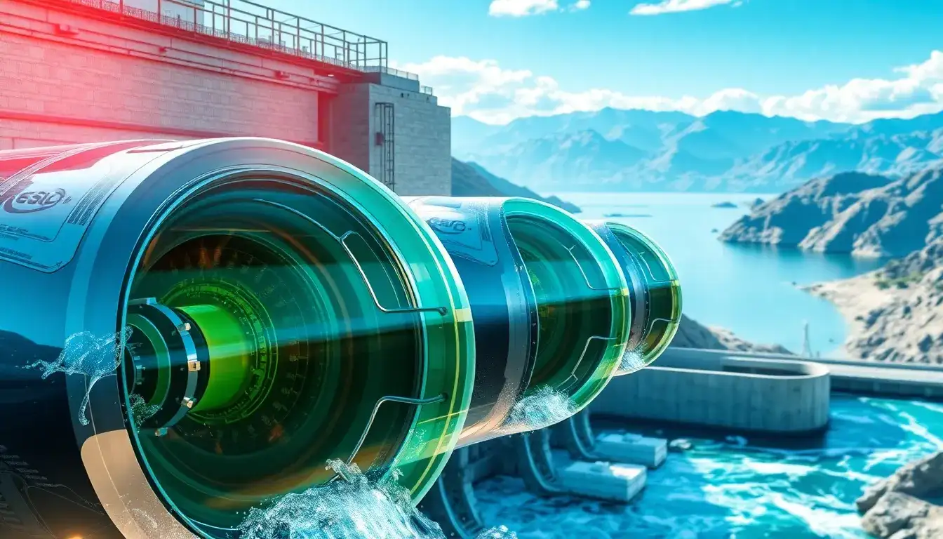 What specific polymeric materials are most effective for protecting turbine runners in pumped hydro storage