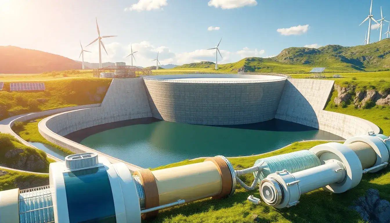 Can polymeric materials help reduce the environmental impact of pumped hydro storage projects