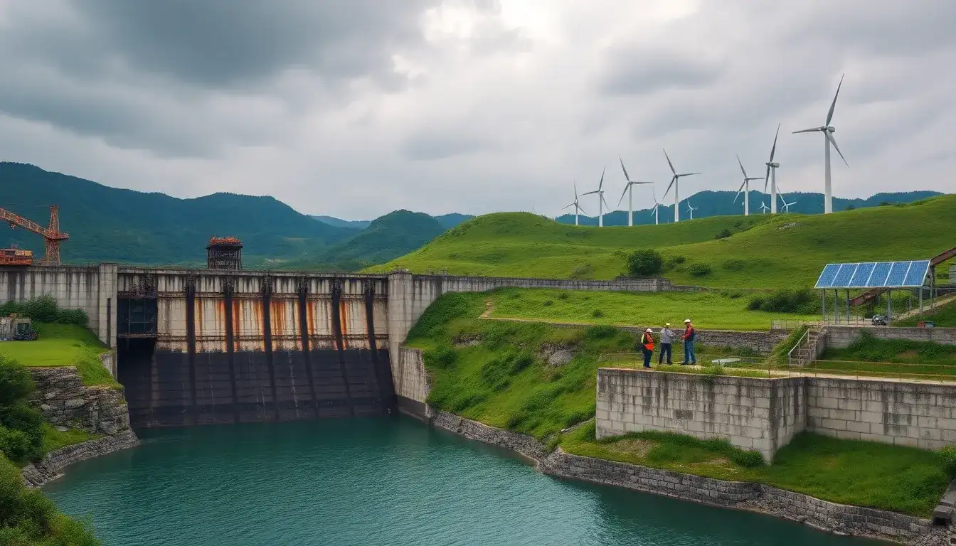 What are the main challenges in maintaining older pumped hydro storage facilities