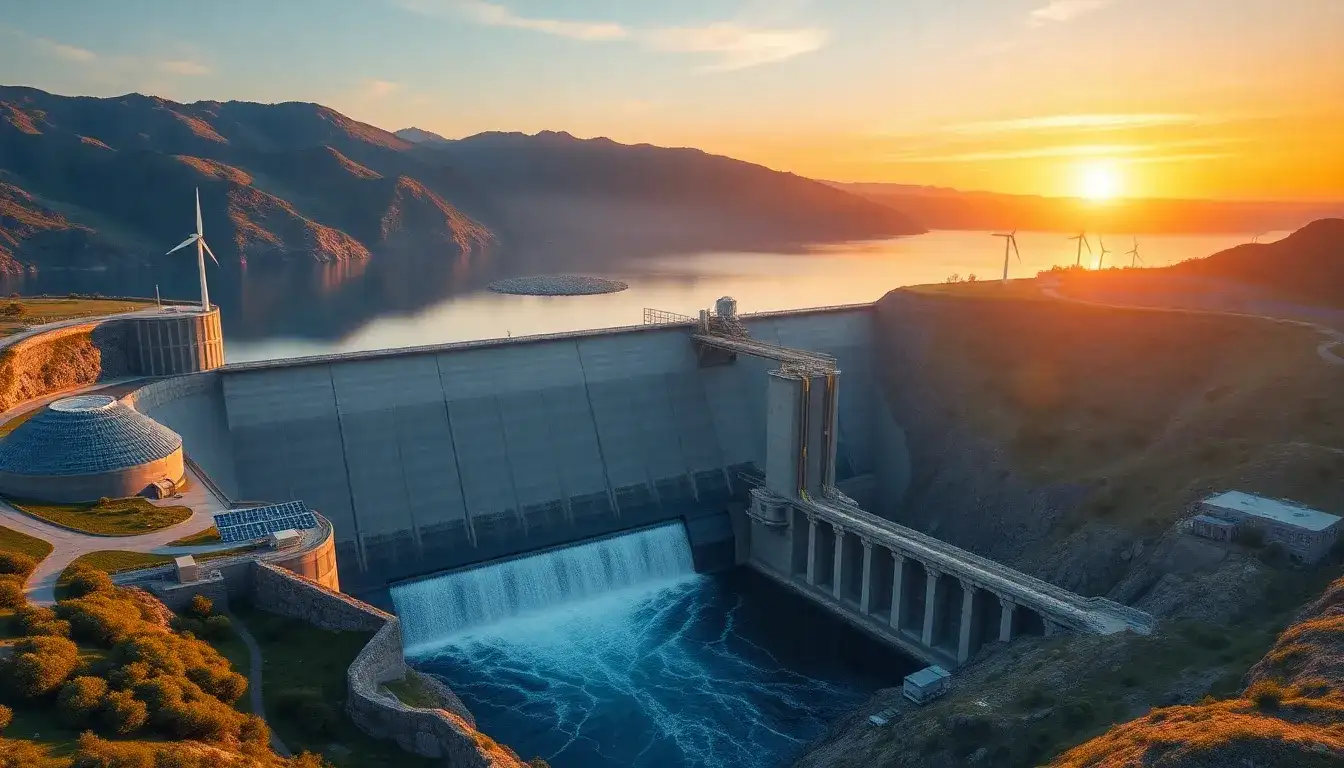 How do newer pumped hydro storage facilities incorporate advanced technologies to improve efficiency