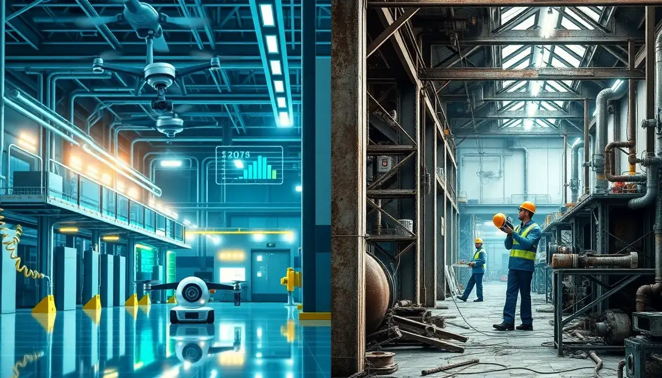 Are there specific maintenance practices that are more effective for newer facilities compared to older ones