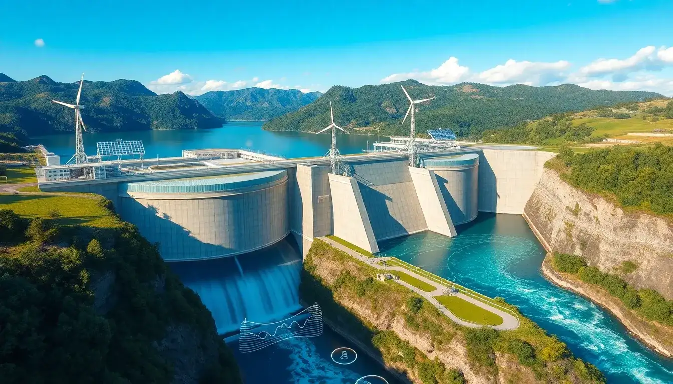 How does climate-controlled storage contribute to the efficiency of pumped hydro storage systems