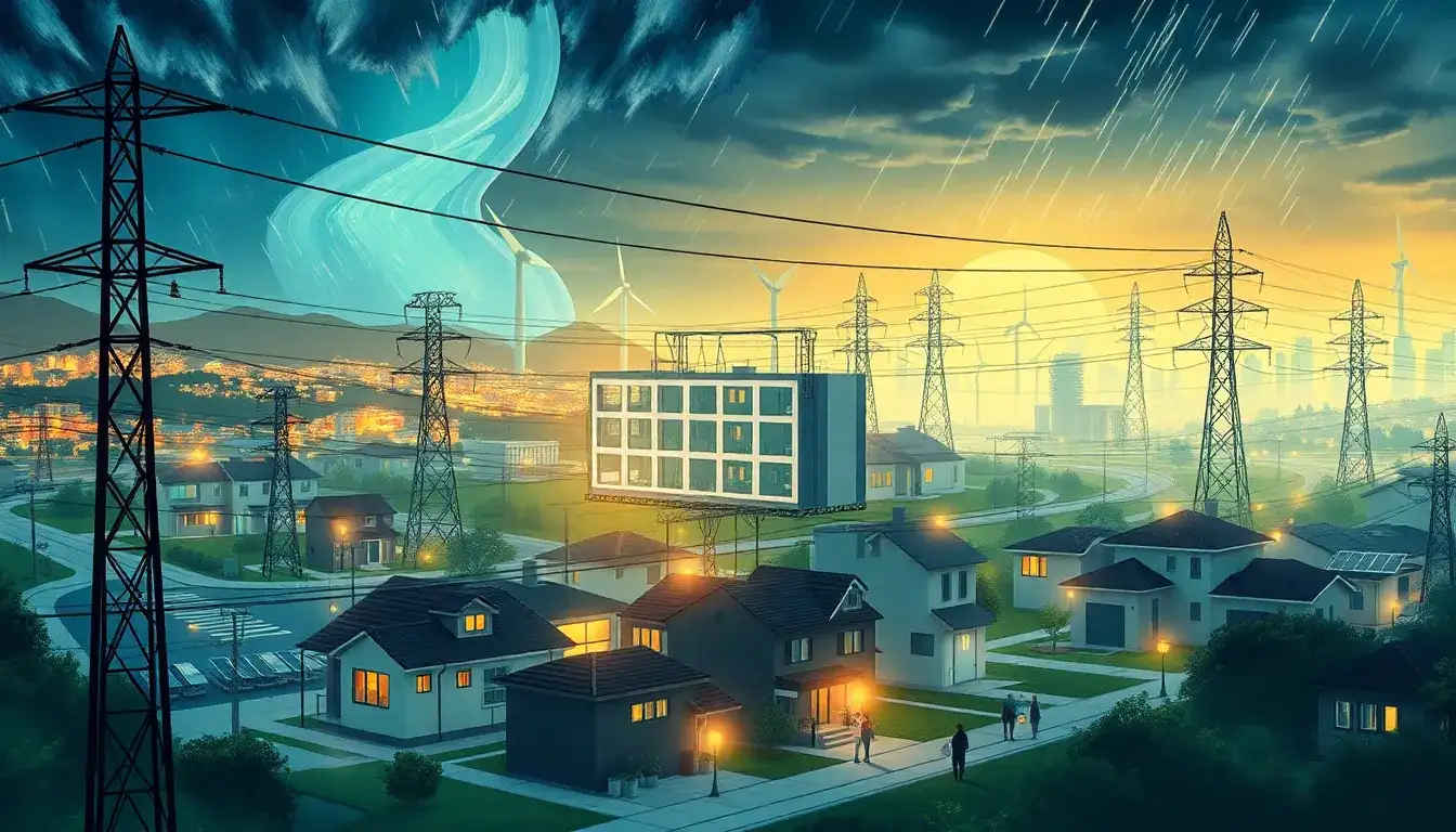How does energy storage improve grid resilience
