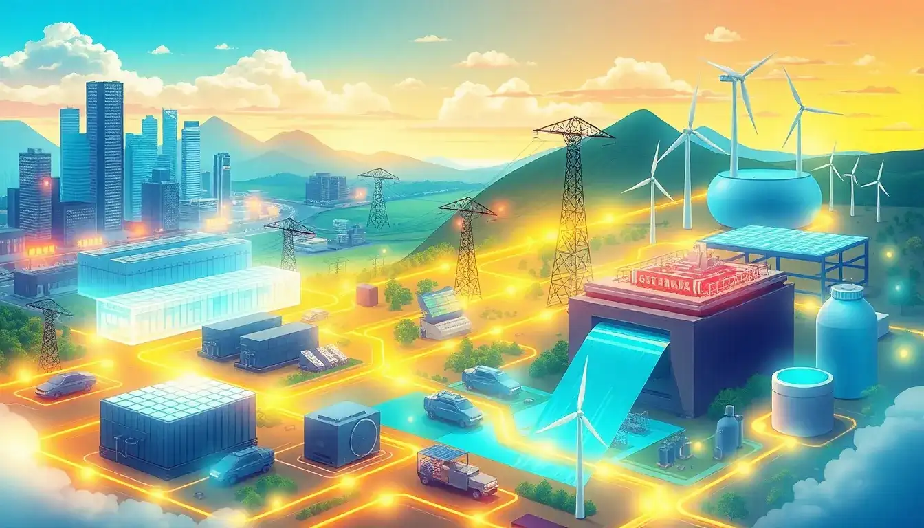 What types of energy storage technologies are most effective for grid stability