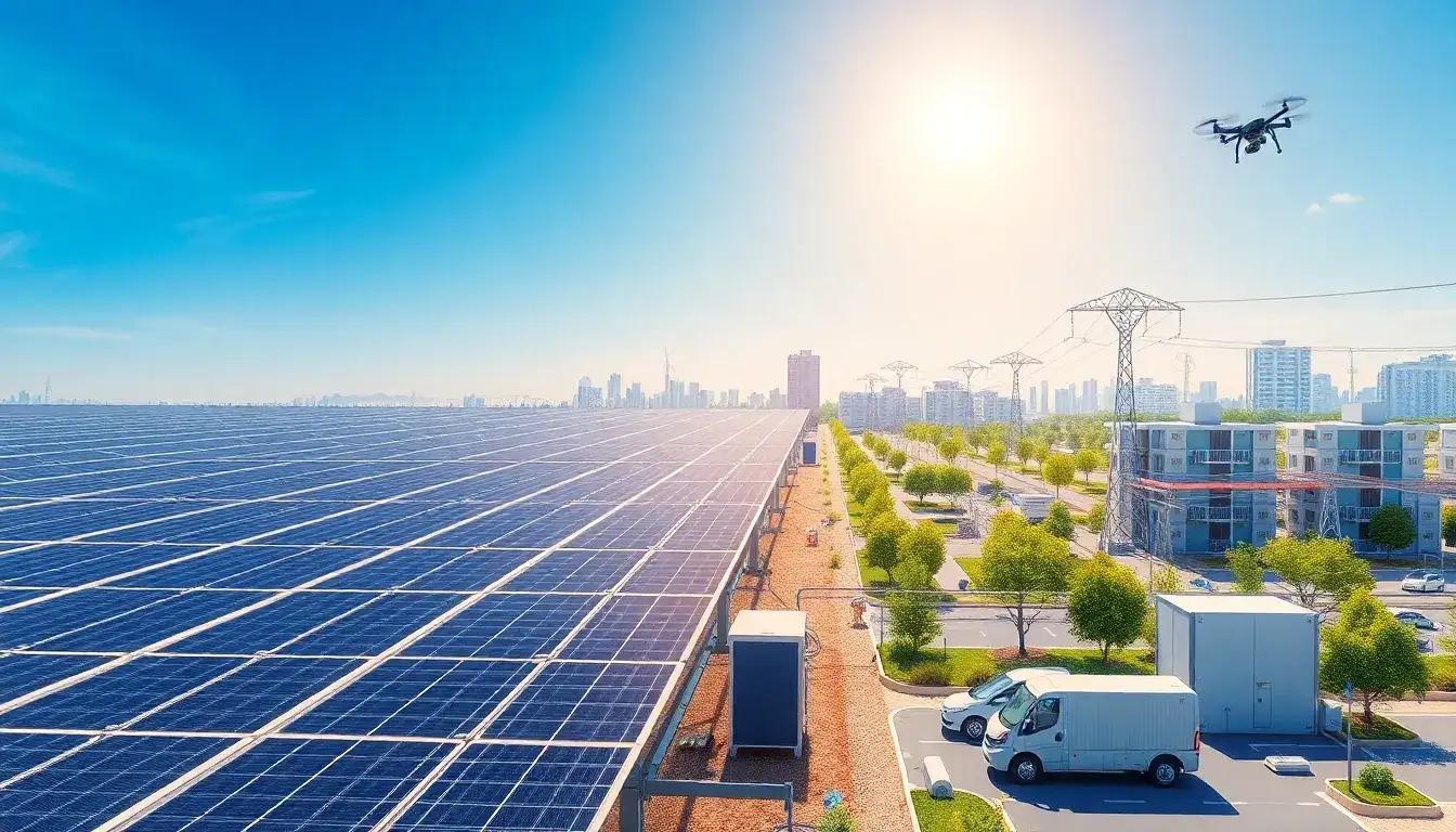 What are the main benefits of combining solar power with energy storage