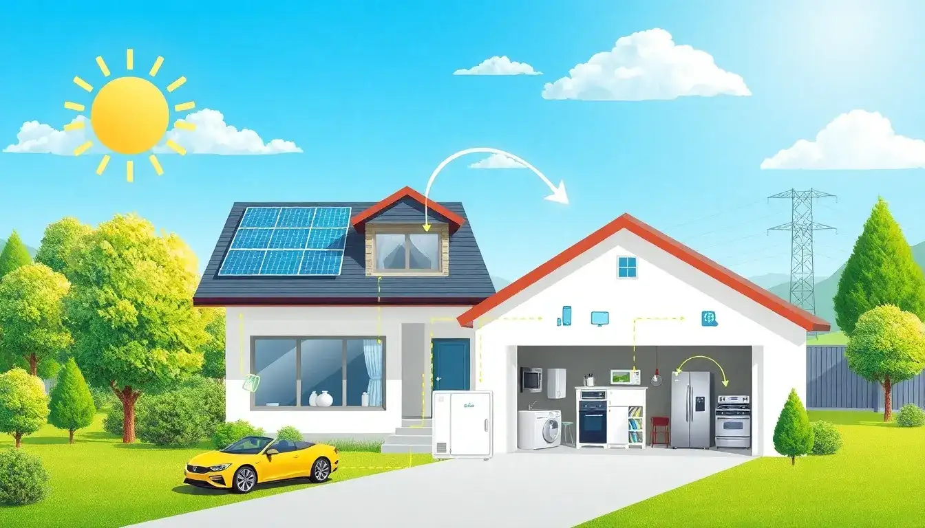 How do residential energy storage systems contribute to energy independence for households