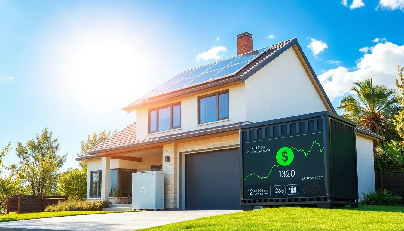 How much can I save on my electricity bills with solar panels and energy storage