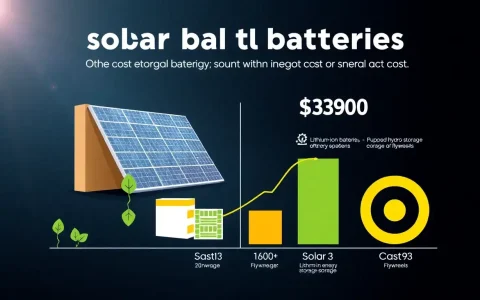How does the cost of solar batteries compare to other energy storage solutions