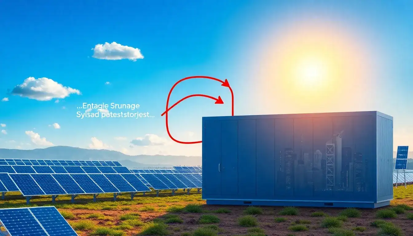 How does energy storage help balance supply and demand in solar power systems
