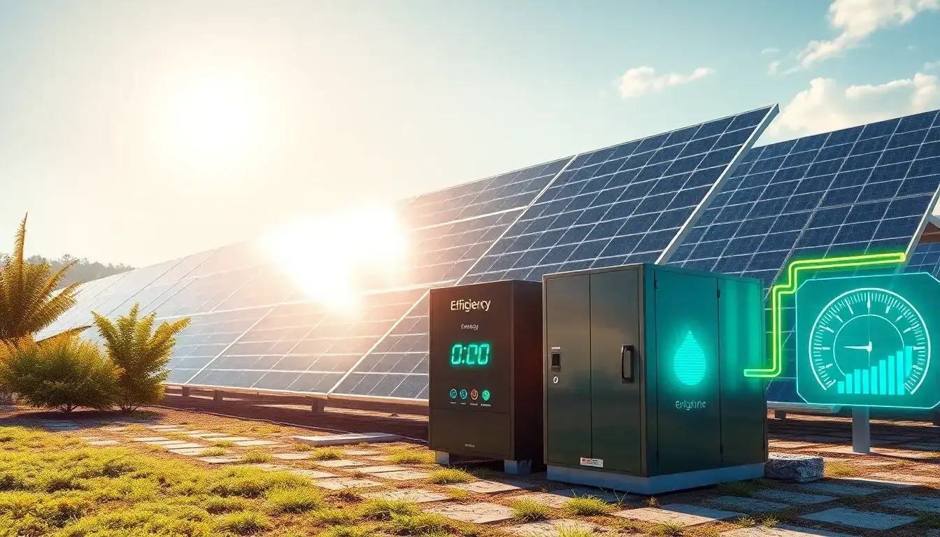 How does energy storage improve the efficiency of solar power systems