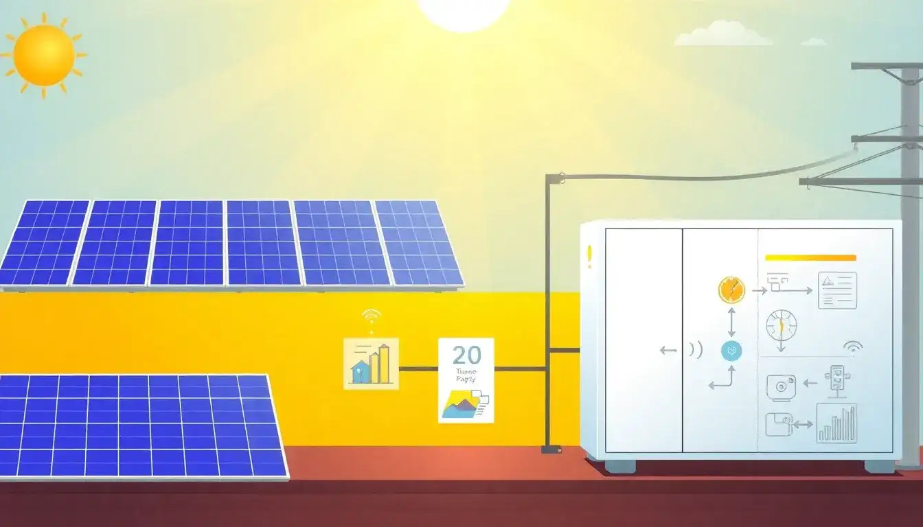 How does battery storage specifically help balance supply and demand in solar power systems