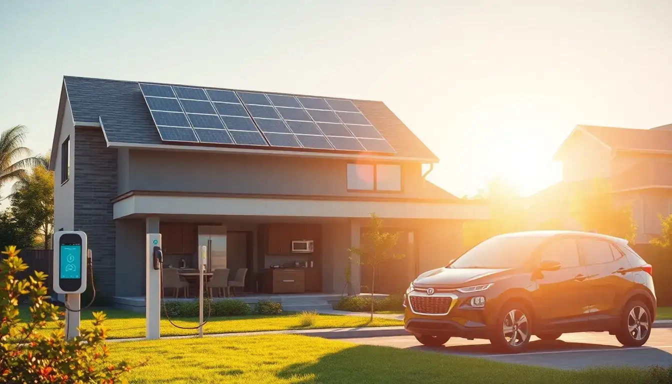 Can home solar panels be integrated with EV charging systems