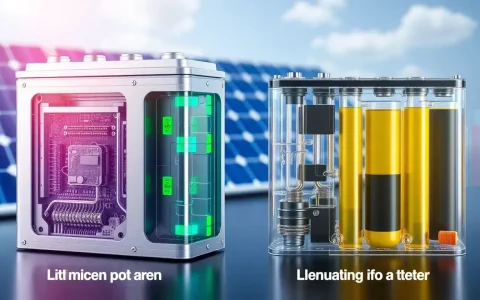 How do lithium-ion batteries compare to other battery technologies for solar energy storage
