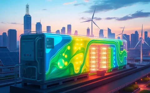 How does flow battery technology offer scalability for grid storage