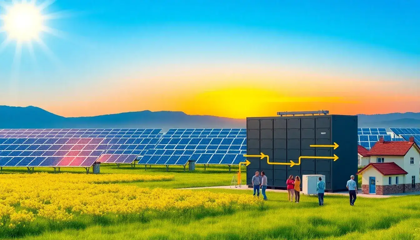 How does energy storage improve the resilience of solar power systems