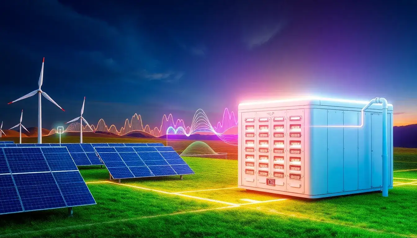 What role does energy storage play in mitigating the volatility of renewable energy sources