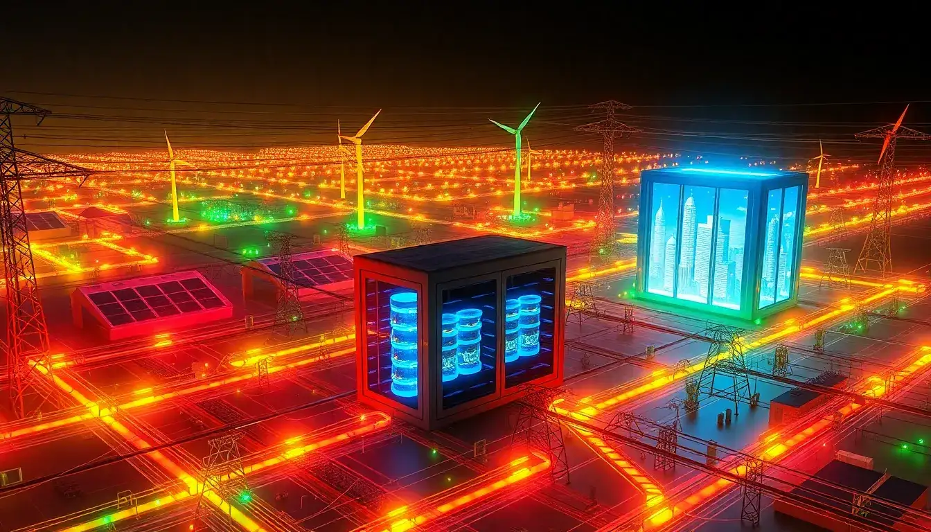 How does energy storage help in balancing supply and demand in the grid