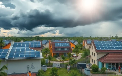 How do solar and storage systems improve resilience during natural disasters