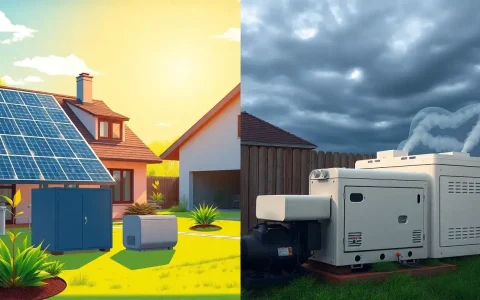 How do solar and storage systems compare to traditional backup generators in terms of reliability and efficiency