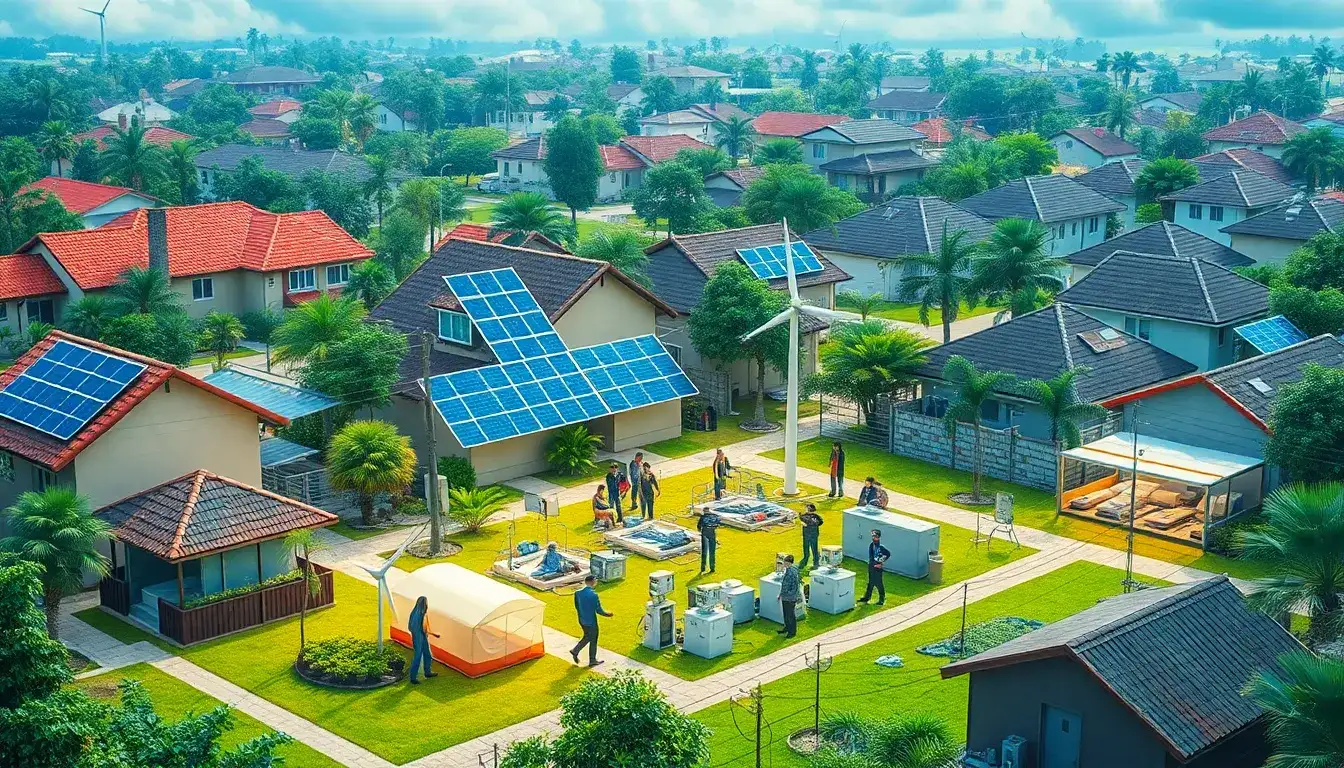 How do microgrids enhance community resilience during natural disasters