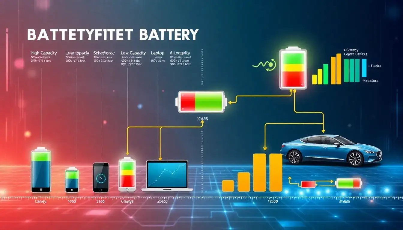 How does the capacity of a battery affect its overall performance