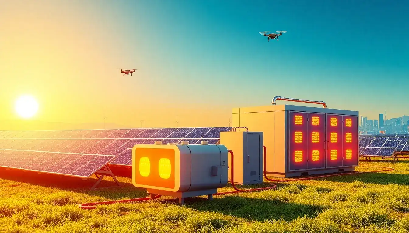 What role does battery technology play in enhancing solar energy reliability