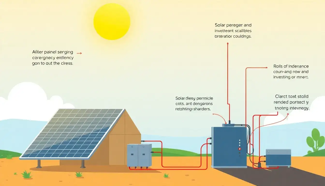 What are the main challenges in integrating battery storage with solar power