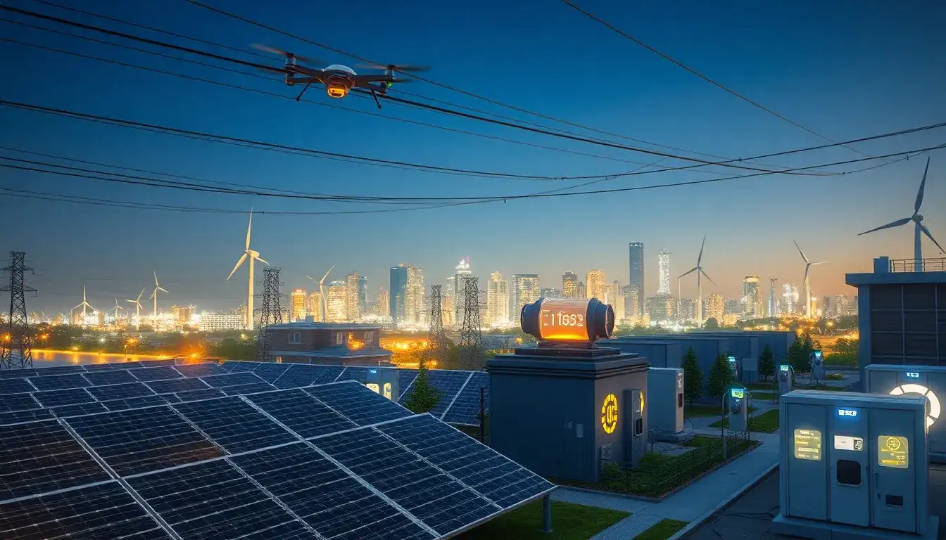 What role do smart grids play in integrating solar storage batteries