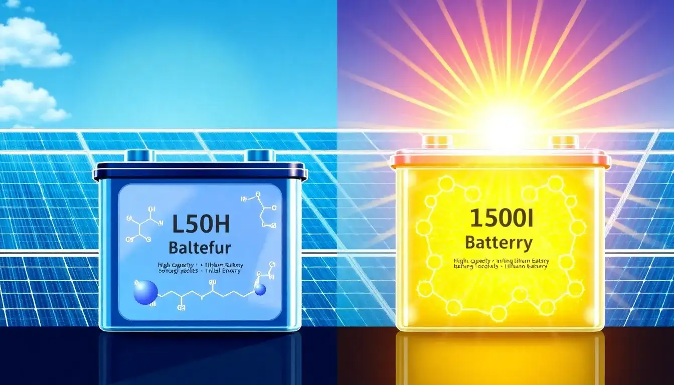 How do lithium-sulfur batteries compare to traditional lithium-ion batteries in solar energy applications
