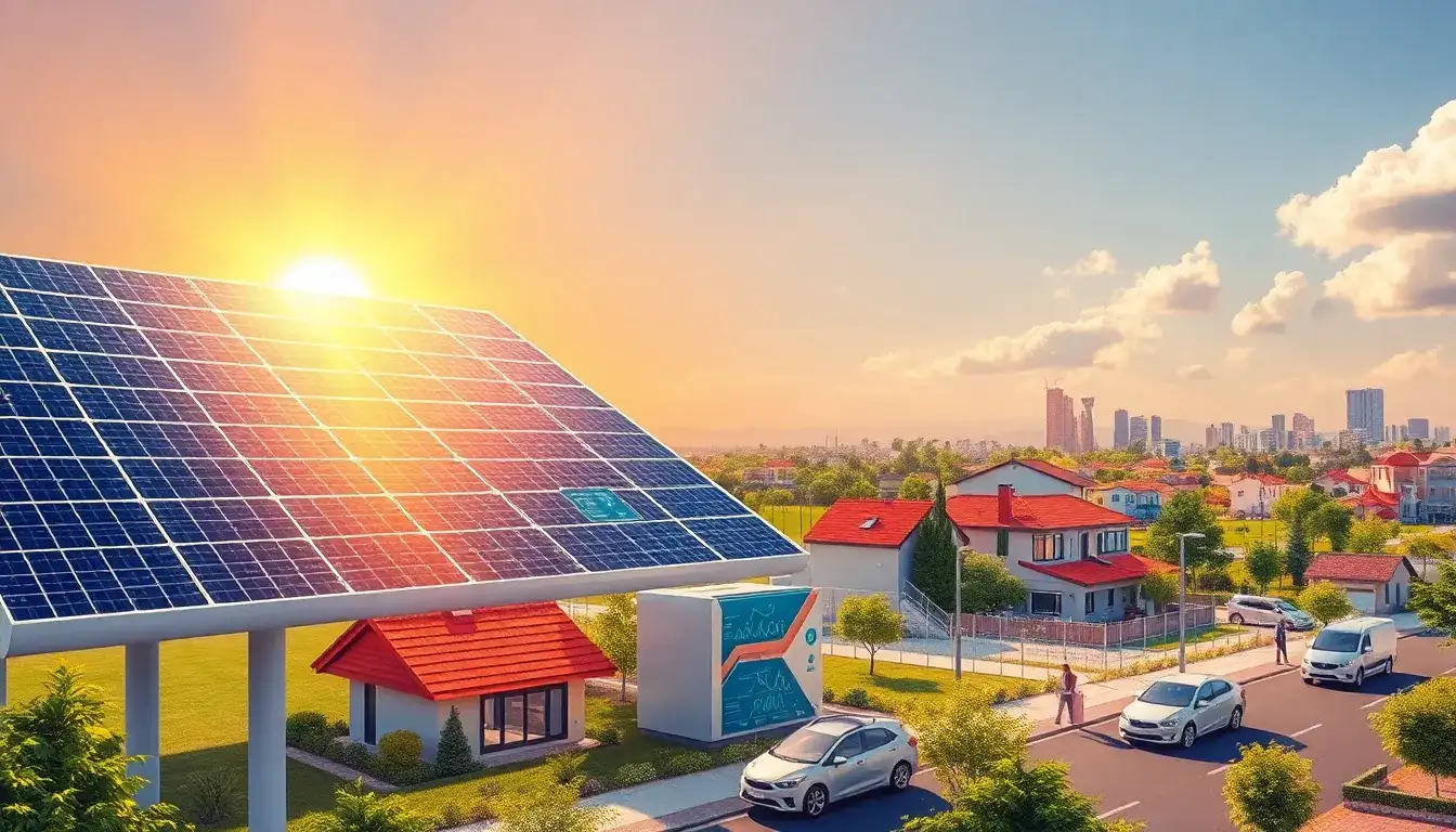 What role do smart batteries play in optimizing energy use in solar power systems