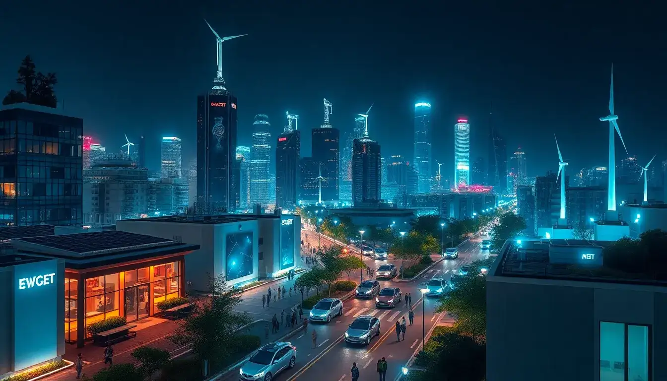 How do smart batteries contribute to reducing reliance on the grid