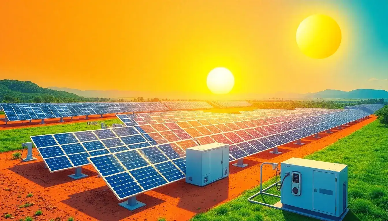 What are the main benefits of integrating energy storage with solar power systems
