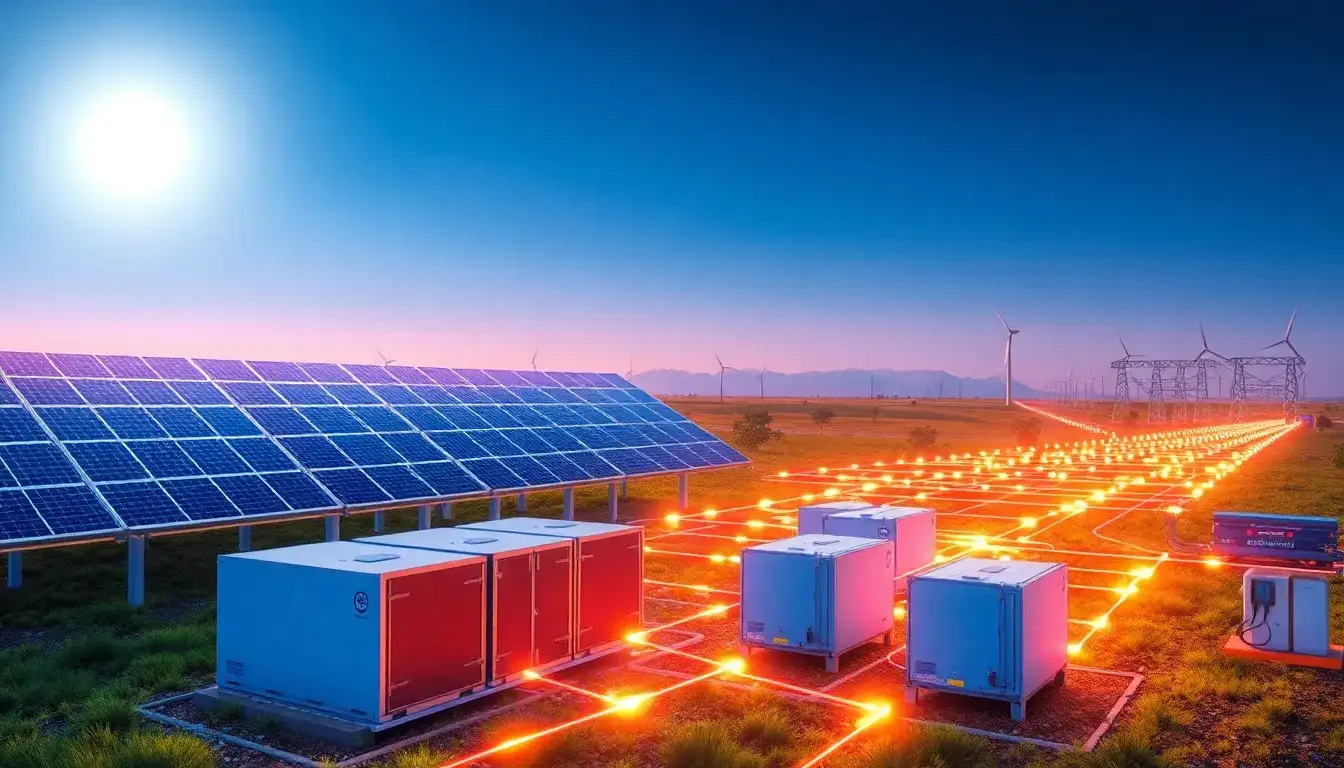 How does energy storage help stabilize the grid with solar power